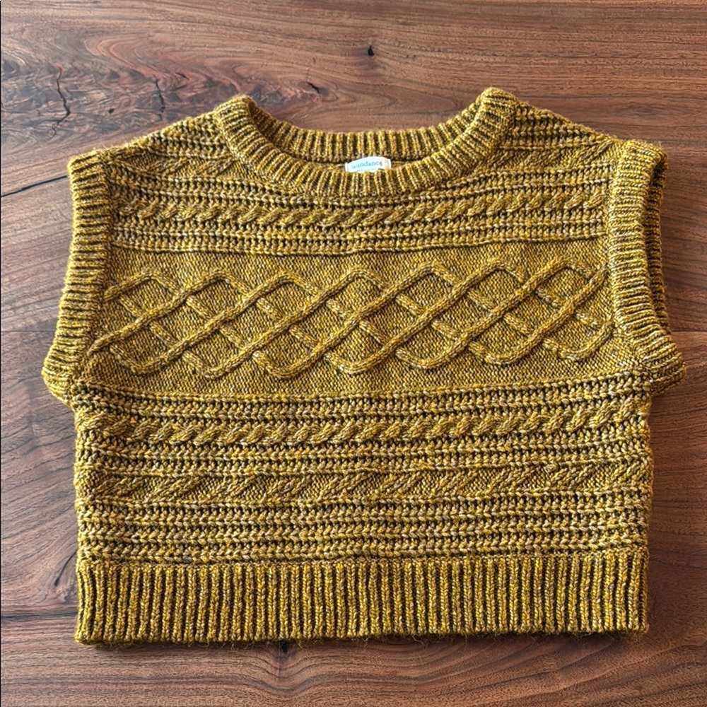 Cable Knit Sweater Vest